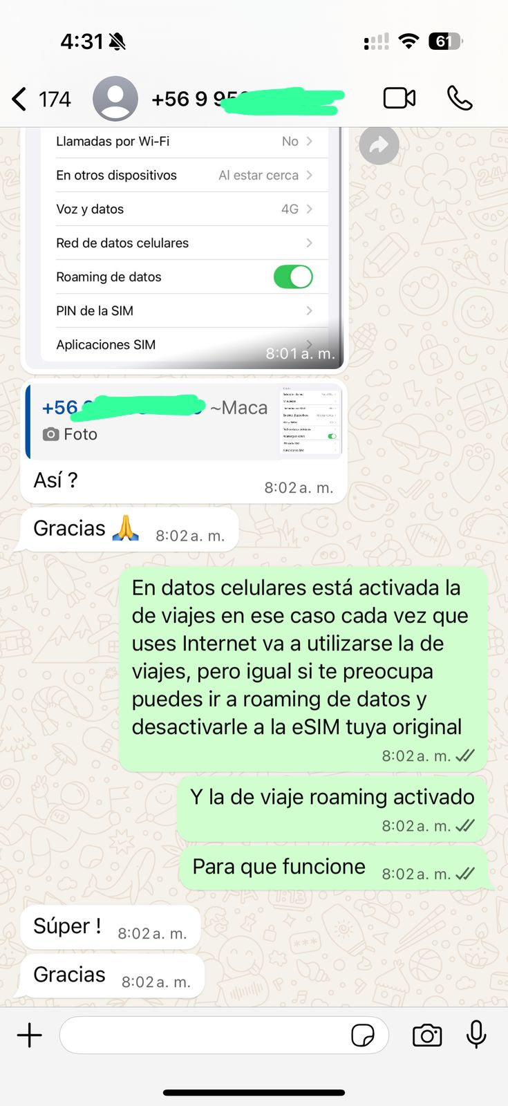 testimonio esim compra