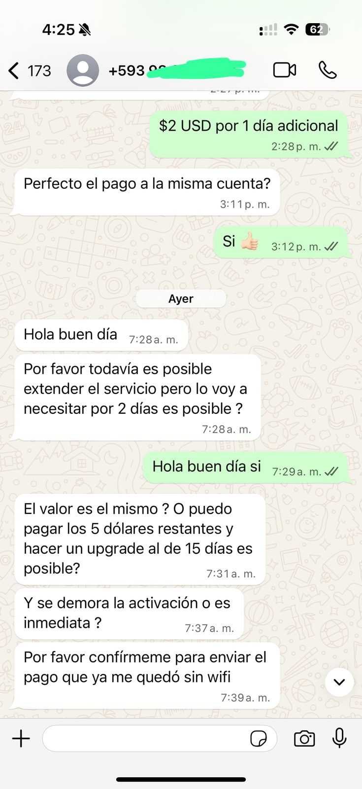testimonio esim compra