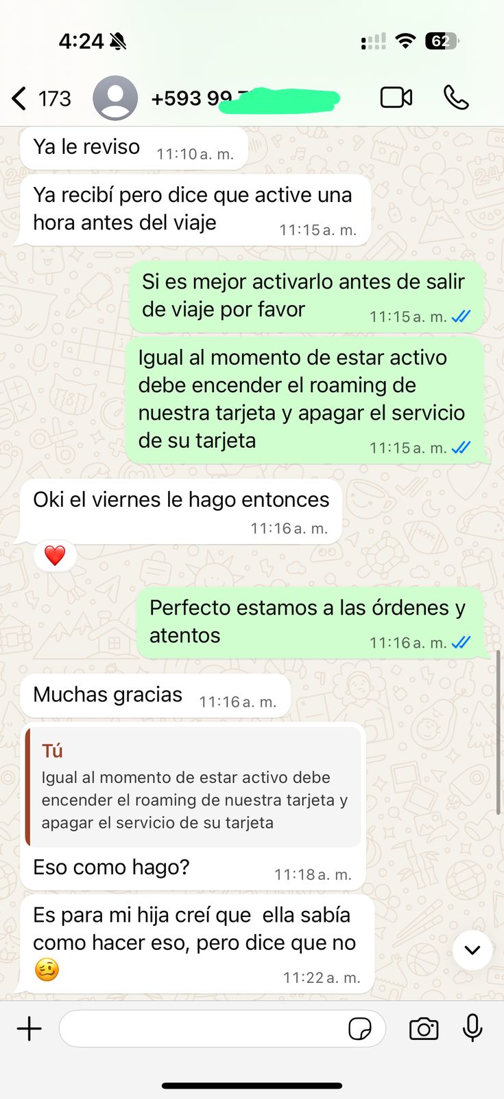 testimonio esim compra
